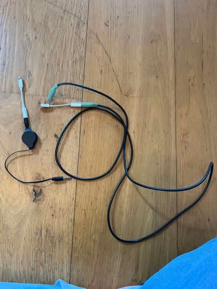 Photo of free 2x Car aux with apple adapter (OX14) #1