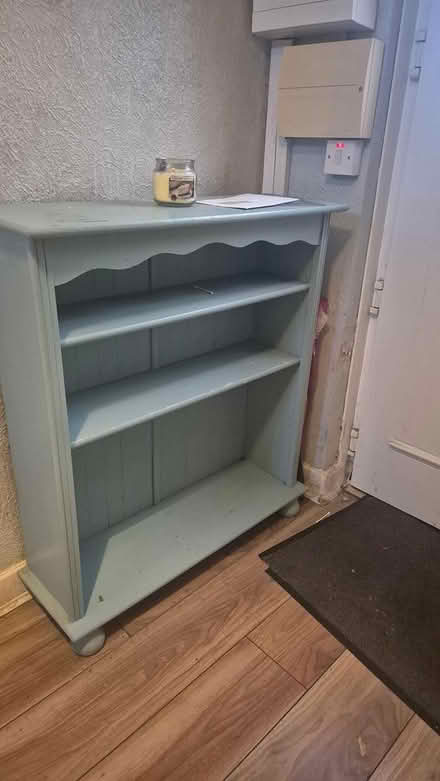 Photo of free Bookshelf in painted blue (Bray Dargle Road) #1