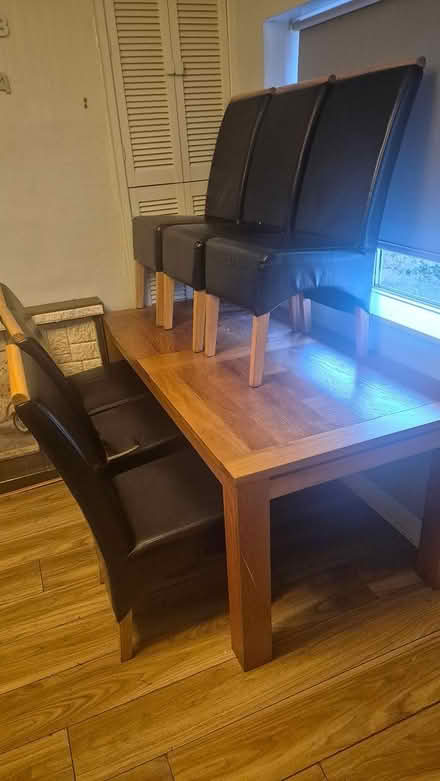 Photo of free Solid wood dining table,6 chairs (Bray Dargle Road) #1