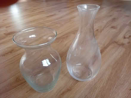 Photo of free 2 glass vases for flowers (Uley GL11) #1