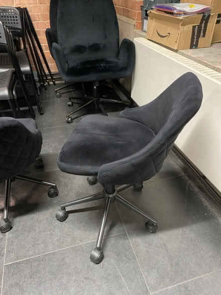 Photo of free TWO small black chairs (NW5 1LB) #1