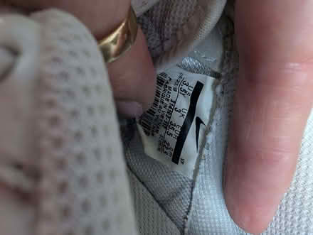 Photo of free One pair of Nike Air Force 1 white trainers UK size 3 (Raynes Park SW20) #4