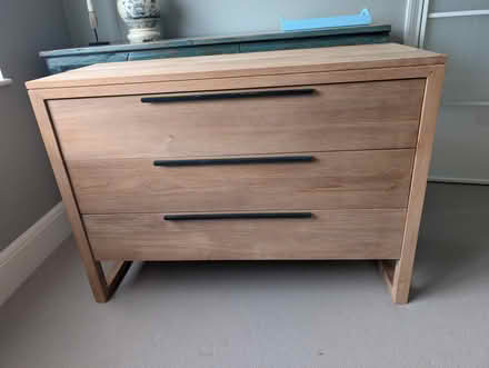 Photo of free Large teak chest of drawers (Esher KT10) #1