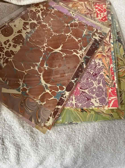 Photo of free marbled papers (botley road OX2) #1