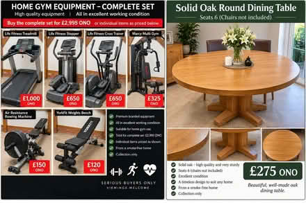 Photo of free Oak table (Milton Ernest MK44) #1