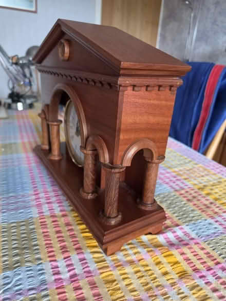 Photo of free Solid wood mantle clock (Melksham SN12) #2