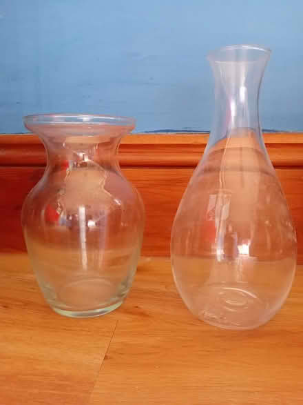 Photo of free 2 glass vases for flowers (Uley GL11) #2