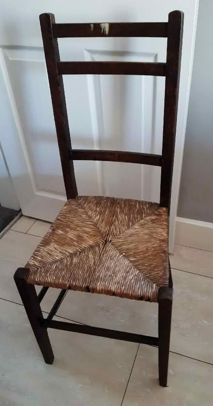 Photo of free Wooden rush chair (Woodseats S8) #1