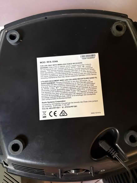 Photo of free PetSafe base station (Barrytown/Red Hook 12507) #4