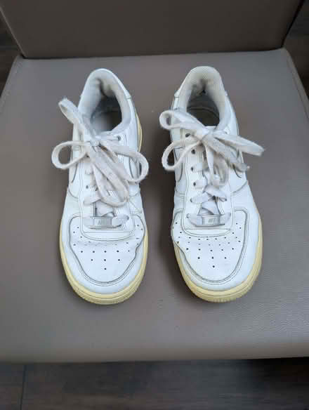 Photo of free One pair of Nike Air Force 1 white trainers UK size 3 (Raynes Park SW20) #1