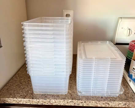 Photo of free 6-Qt Storage Bins w/ Lids (Abingdon) #1
