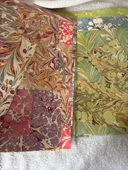 Photo of free marbled papers (botley road OX2) #2