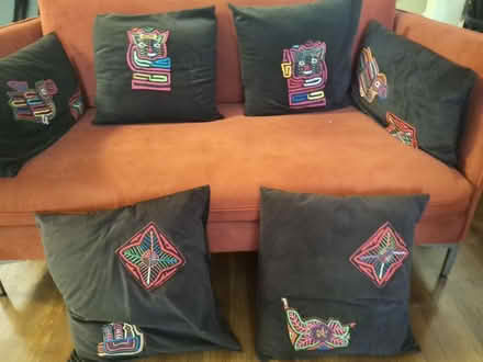 Photo of free 6 cushions (Ditmars Park Brooklyn) #1
