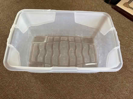 Photo of free Large plastic box no lid (Welling DA16) #2
