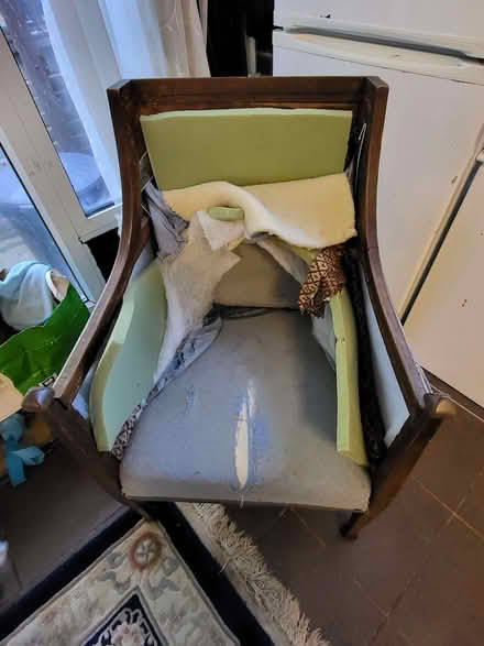 Photo of free Antique chair - upholstery project (Newhaven BN9) #1