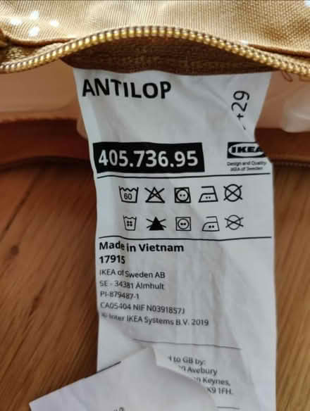 Photo of free IKEA Antelope high chair insert (NG82NE) #3