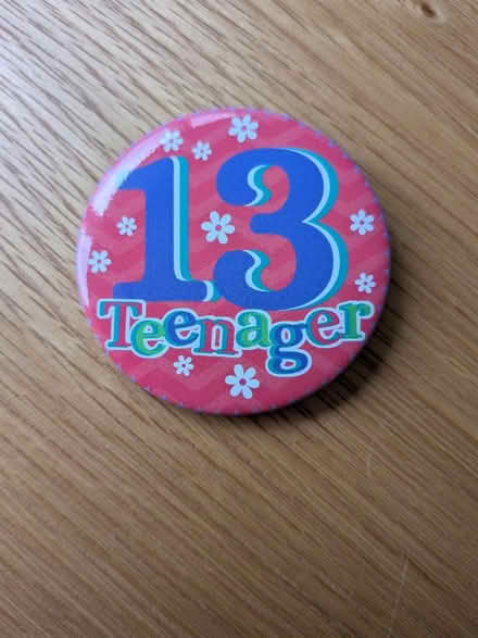 Photo of free Age 13 badge (M33) #1