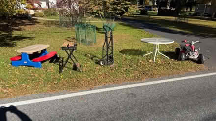 Photo of free Table, Four Wheeler, Work bench (Center Valley PA) #1