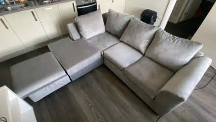 Photo of free Corner sofa and footstool (South Norwood SE25) #1