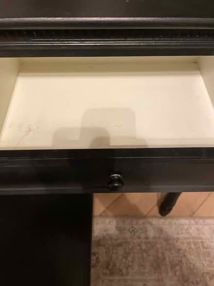 Photo of free Black dressing table and stool (Wath upon Dearne) #4