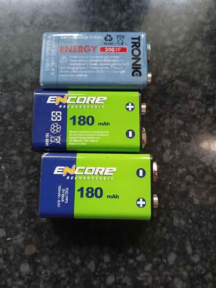 Photo of free Rechargeable 9v batteries (Wallisdown BH12) #1