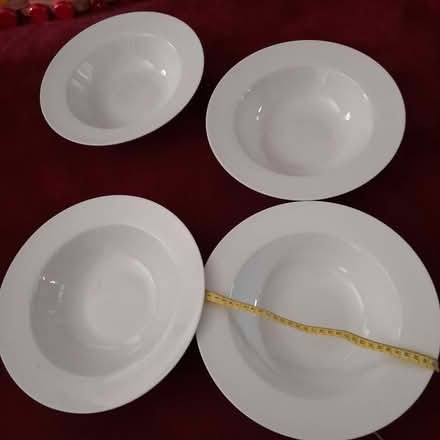 Photo of free 4 white pasta bowls (Whitnash CV31) #1