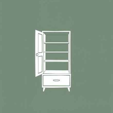 Photo of Open wardrobe with shelves (Little London SP11) #1