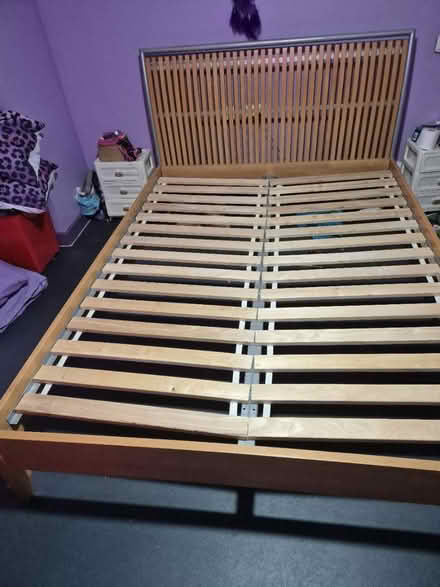 Photo of free Kingsize wooden slat bed (Little common TN39) #1