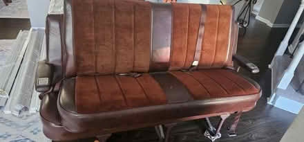 Photo of free 3 Free 1970s bench seats (Near Menchville high School) #1