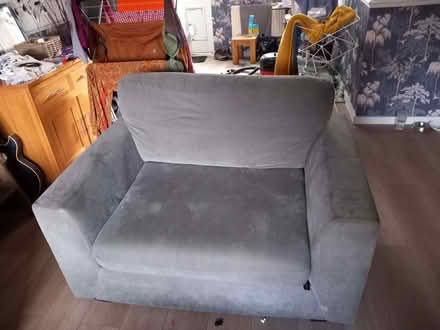 Photo of free 3 seater sofa bed '2 seater sofa and foot stall (Hertsmere WD6) #3