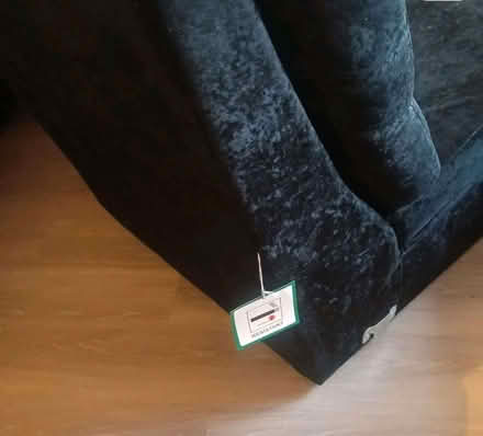 Photo of free Black Corner sofa, hardly used (AL10 Hatfield) #1