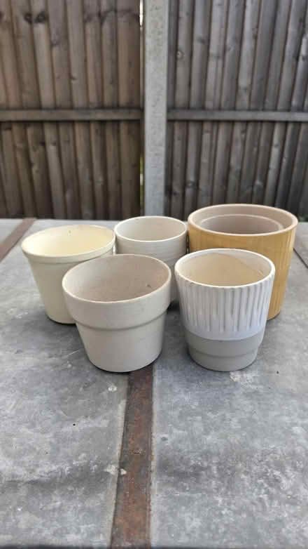Photo of free Ceramic flower pots (Northolt) #1