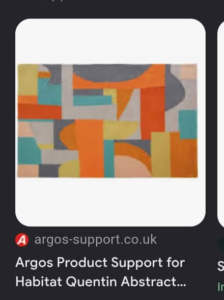 Photo of free Habitat Quentin Abstract Rug XL (Manchester M19) #4