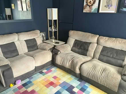 Photo of free 2 seat and 3 seat recliner (HP3 Nash mills) #1