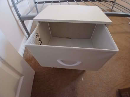 Photo of free white soft drawer bedside cabinet (West Wick BS24) #2