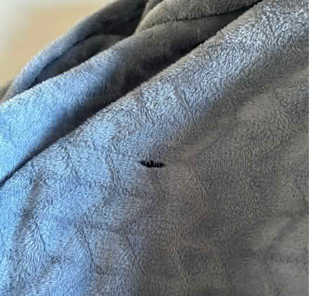 Photo of free Matalan bluey/ grey fleecy throw (Ware SG12) #4
