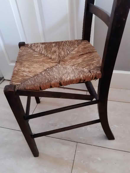 Photo of free Wooden rush chair (Woodseats S8) #2