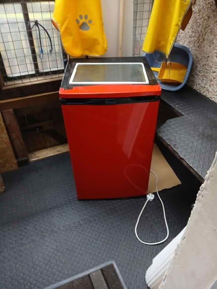 Photo of free Red under counter fridge (Bathgate EH48) #2
