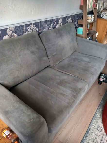 Photo of free 3 seater sofa bed '2 seater sofa and foot stall (Hertsmere WD6) #1