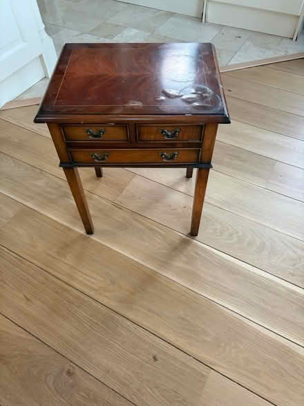 Photo of free Mahogany Lamp table (Knocklyon Dublin 16) #1