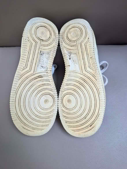 Photo of free One pair of Nike Air Force 1 white trainers UK size 3 (Raynes Park SW20) #2