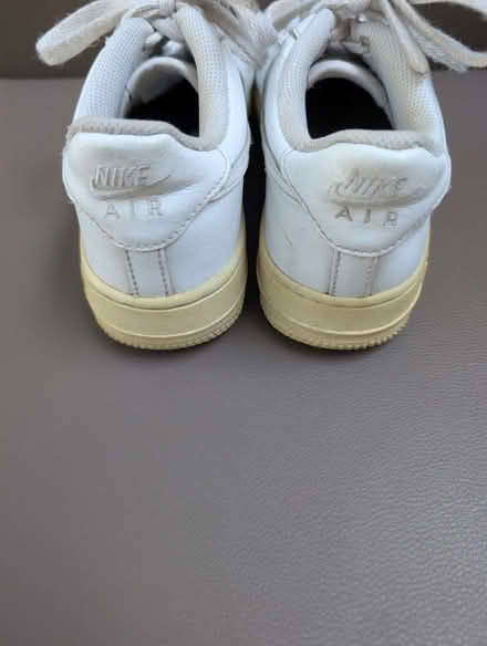 Photo of free One pair of Nike Air Force 1 white trainers UK size 3 (Raynes Park SW20) #3