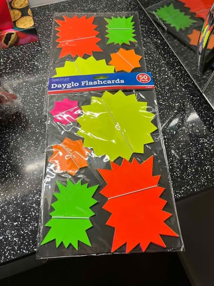 Photo of free 100 dayglo flashes in 2 packs (Waterlooville PO7) #2