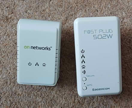 Photo of free 2 Powerline adapters (Rushmere IP4) #1
