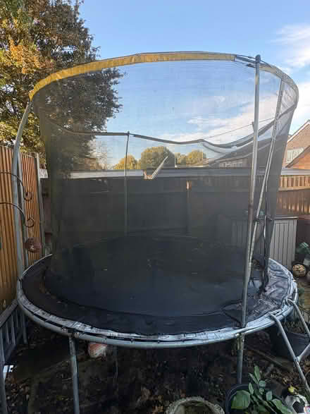 Photo of free Garden Trampoline and ladder (White Hills NN2) #1
