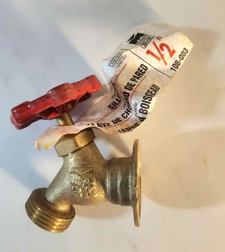 Photo of free BRASS Hose Bib Water Shutoff 1/2 (Danforth and Greenwood) #1