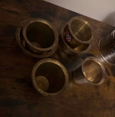 Photo of free Brass kitchen tea cups (Dublin 15) #1
