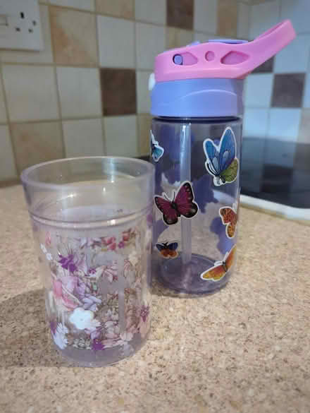 Photo of free Kids fairy beaker and water bottle (Chapel End E17) #1