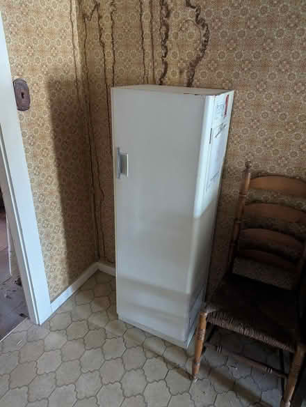 Photo of free White Metal cabinet (Ball Sq Somerville) #1