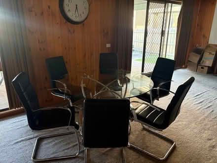 Photo of free Glass table,6 chairs,TV cabinet (Seaford 3198) #1